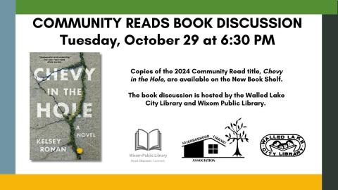 Community Reads Discussion Flier